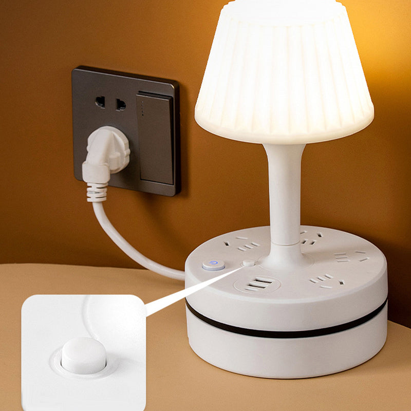 PowerGlow – 3-Outlet Power Strip Desk Lamp