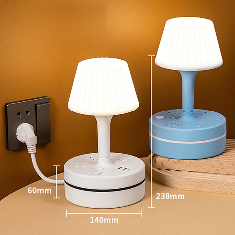 PowerGlow – 3-Outlet Power Strip Desk Lamp