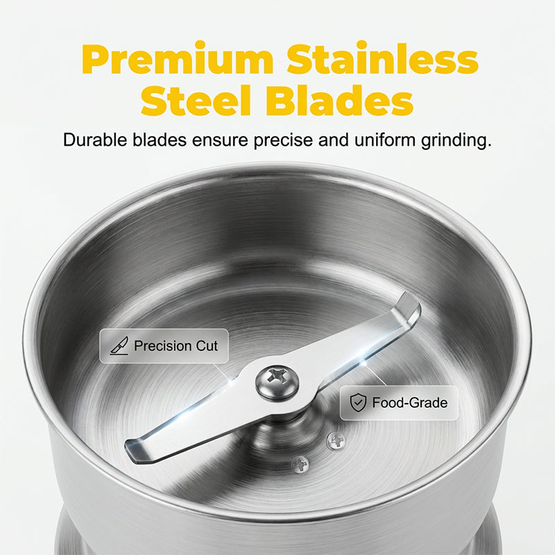 GrindVanta – Stainless Steel Multi-Purpose Electric Grinder