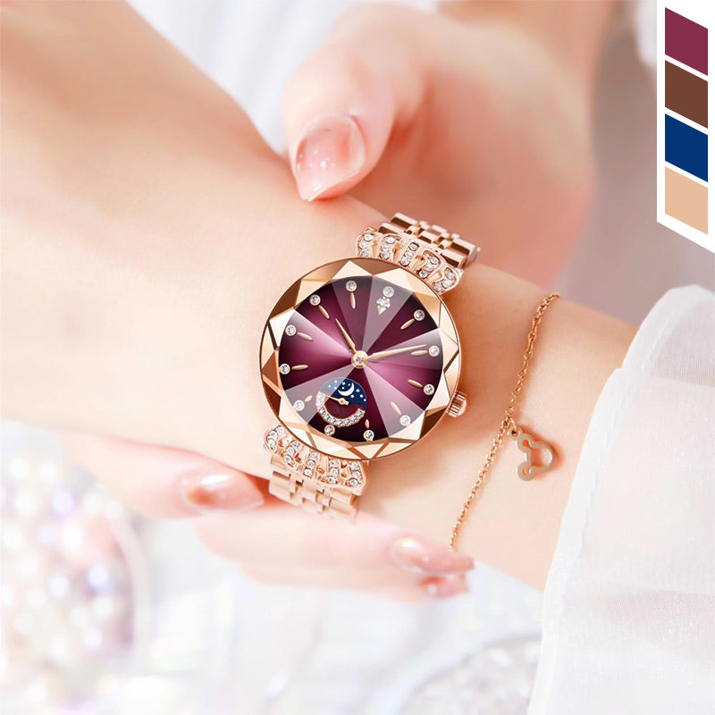 Celestia – Sparkling Star & Moon Women's Watch