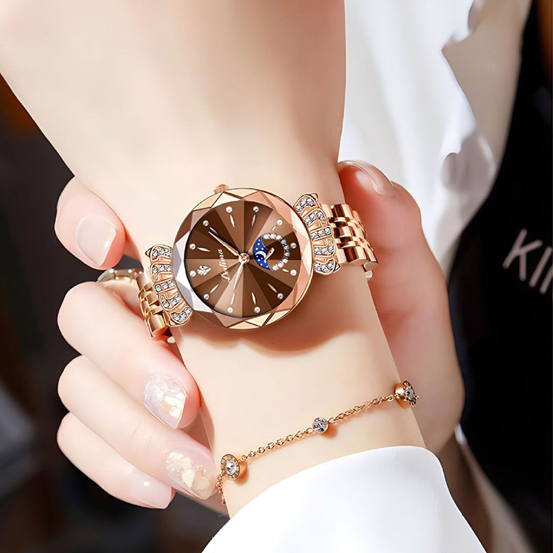 Celestia – Sparkling Star & Moon Women's Watch
