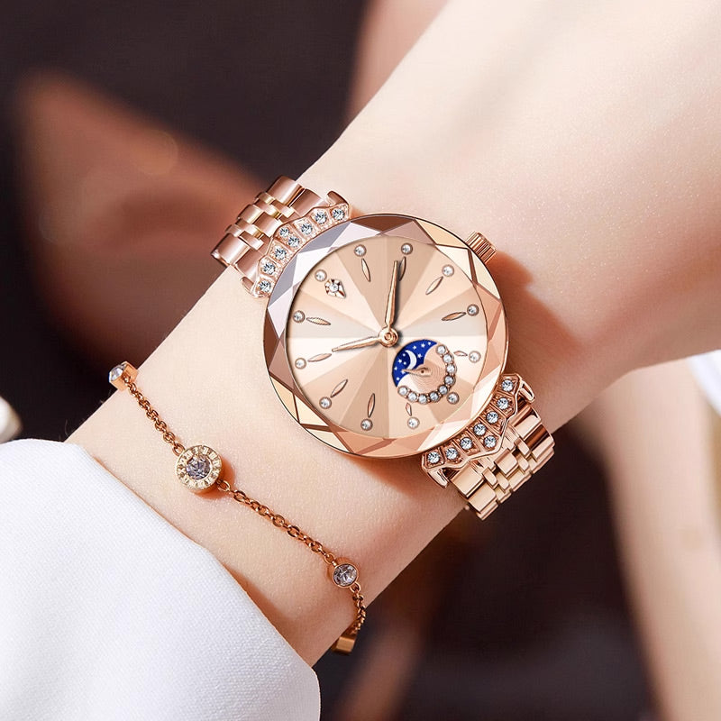 Celestia – Sparkling Star & Moon Women's Watch