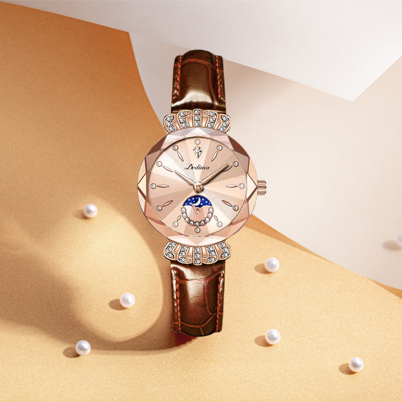 Celestia – Sparkling Star & Moon Women's Watch