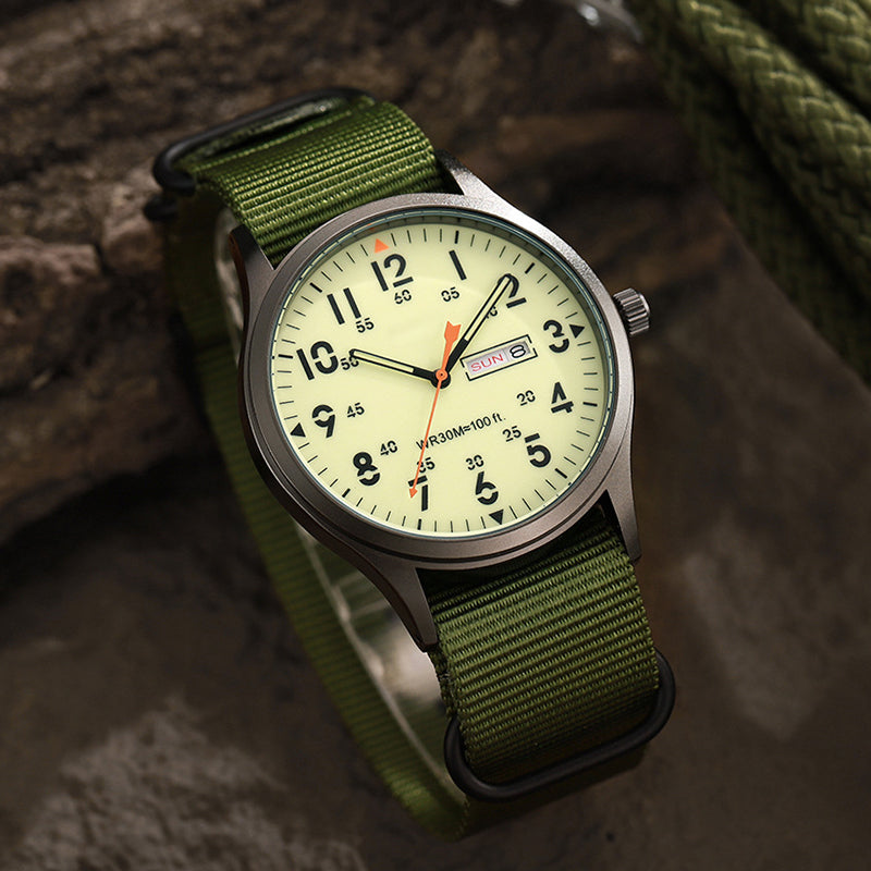 ChronoLuxe – Men’s Luminous Quartz Watch