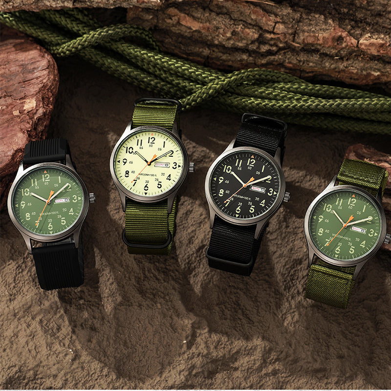 ChronoLuxe – Men’s Luminous Quartz Watch
