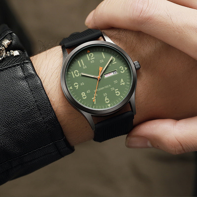 ChronoLuxe – Men’s Luminous Quartz Watch