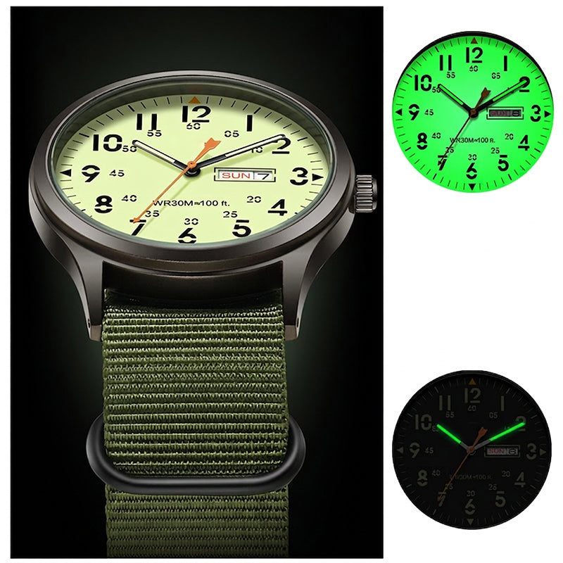ChronoLuxe – Men’s Luminous Quartz Watch
