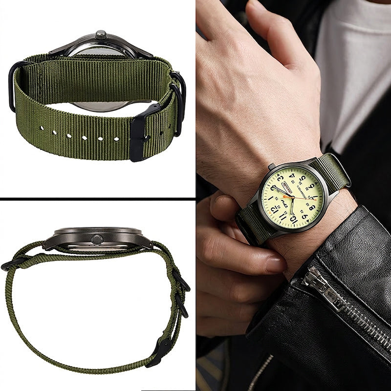 ChronoLuxe – Men’s Luminous Quartz Watch