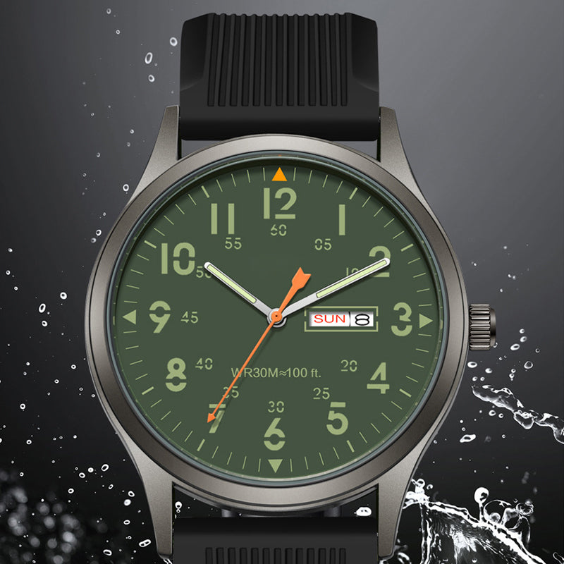ChronoLuxe – Men’s Luminous Quartz Watch