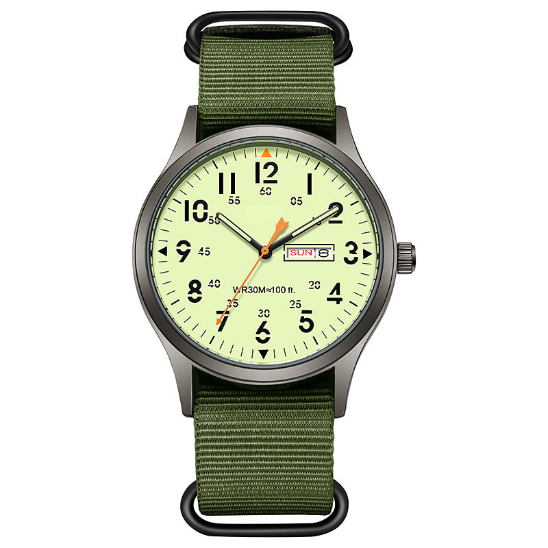 ChronoLuxe – Men’s Luminous Quartz Watch