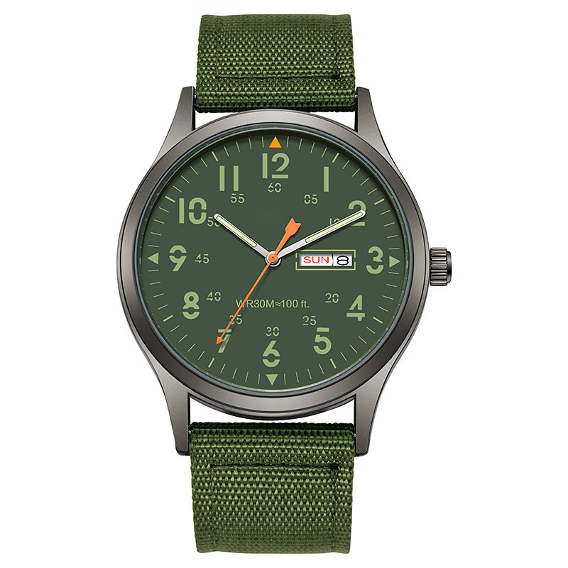 ChronoLuxe – Men’s Luminous Quartz Watch