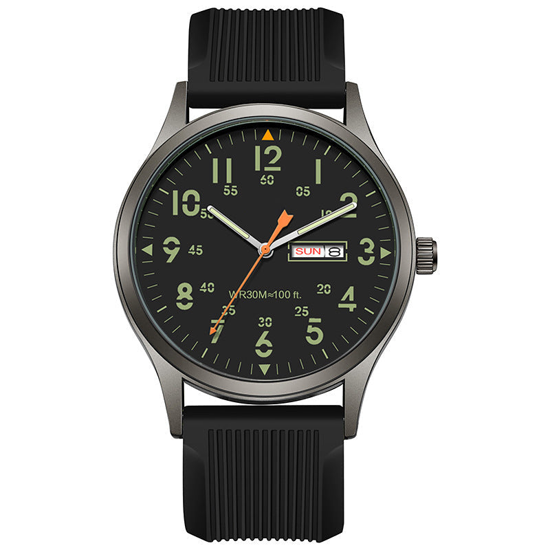 ChronoLuxe – Men’s Luminous Quartz Watch