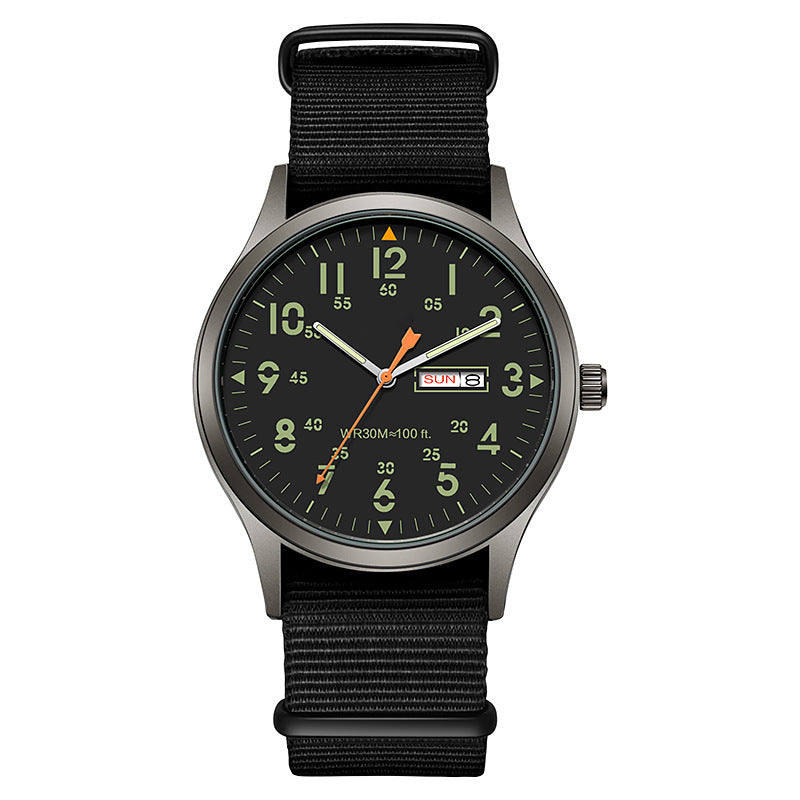 ChronoLuxe – Men’s Luminous Quartz Watch