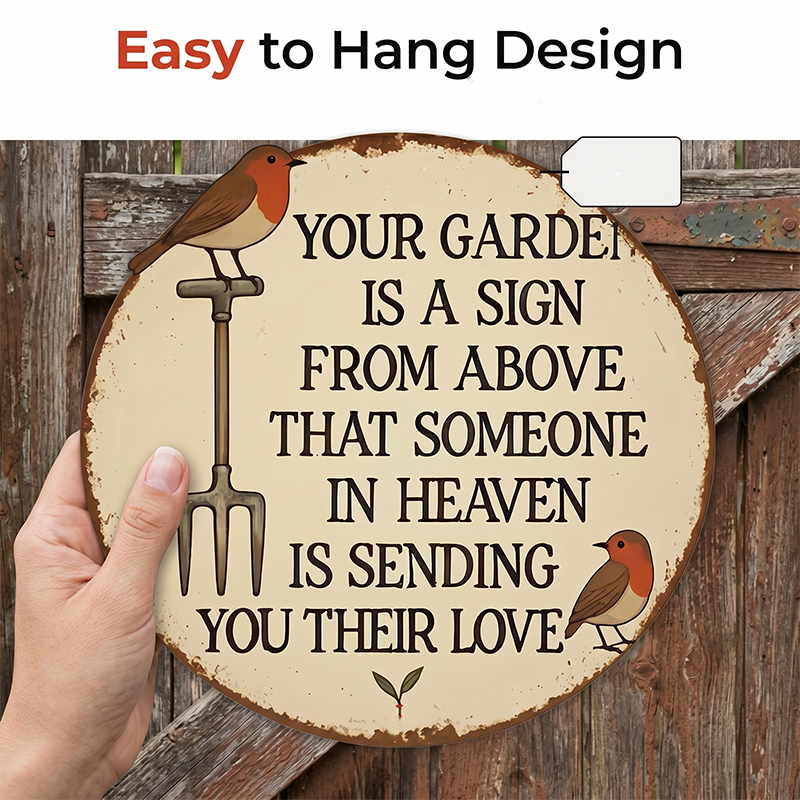 RobinRemembrance – Heartfelt Garden Memorial Plaque