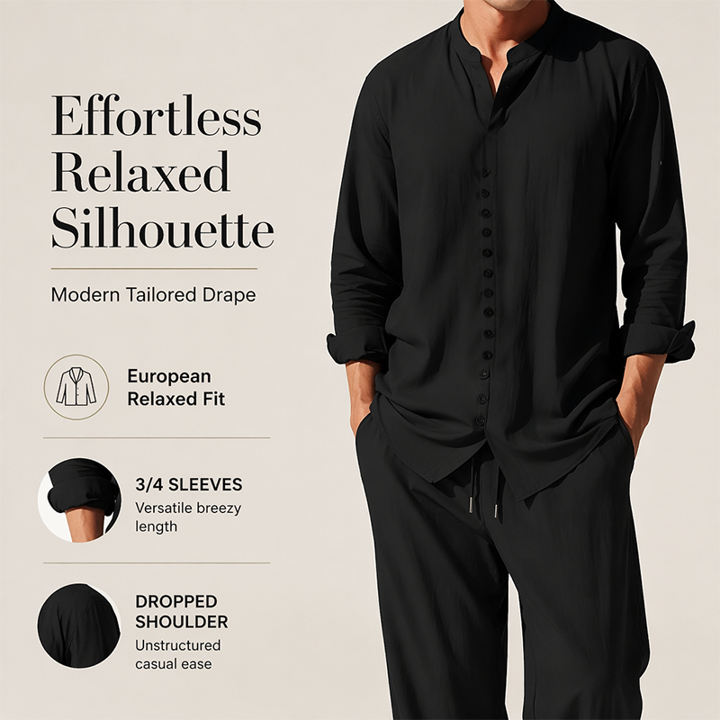 BreezeStyle – Men’s Minimalist Warm-Weather Outfit