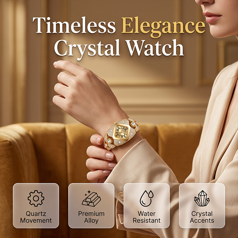 Dazzelle – Women’s Sparkling Quartz Jewelry Watch