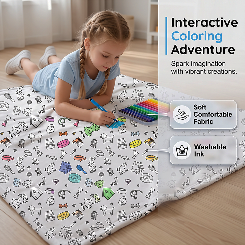 DreamDoodle – Creative DIY Colouring Blanket Set