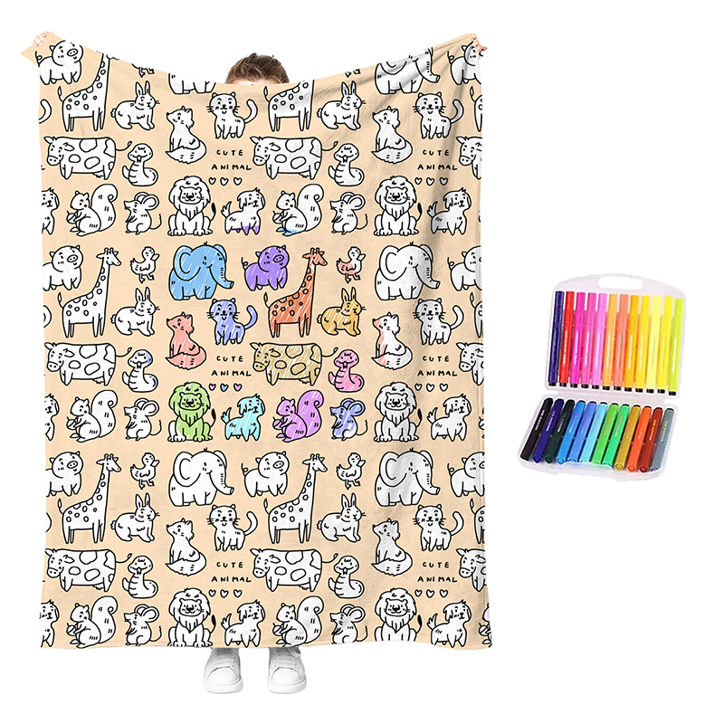DreamDoodle – Creative DIY Colouring Blanket Set