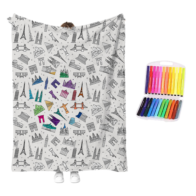 DreamDoodle – Creative DIY Colouring Blanket Set
