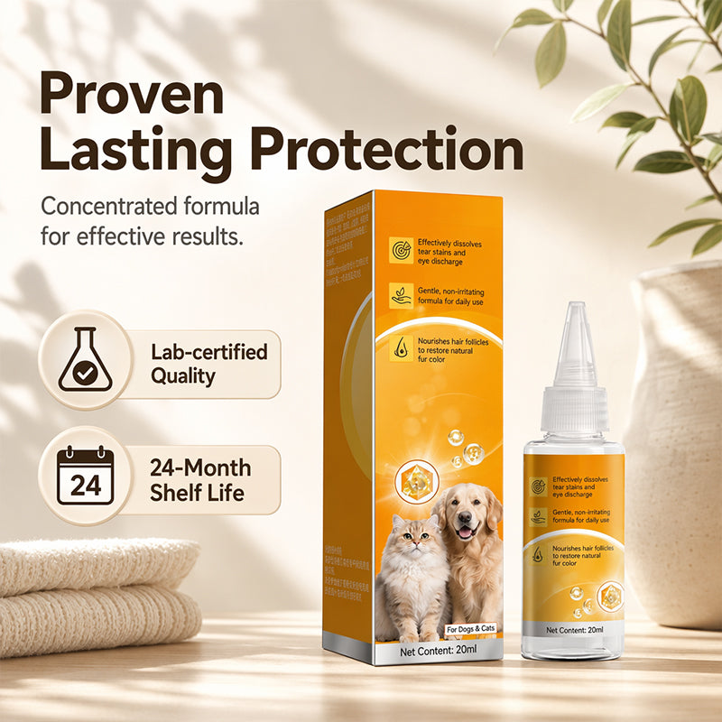 PawLumi – Gentle Pet Eye Stain Remover Drops
