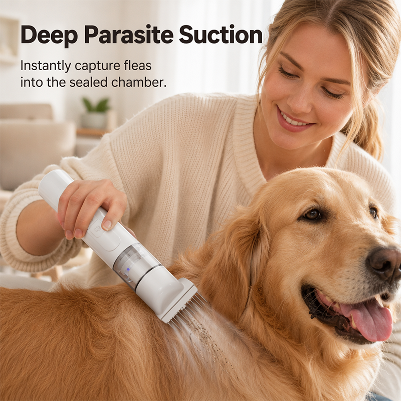 PawVanta – Electric Pet Grooming & Flea Removal Comb