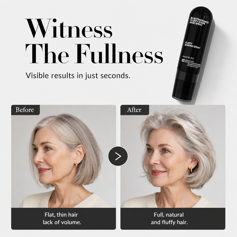 VolumeGlow – Fuller-Looking Hair Styling Spray