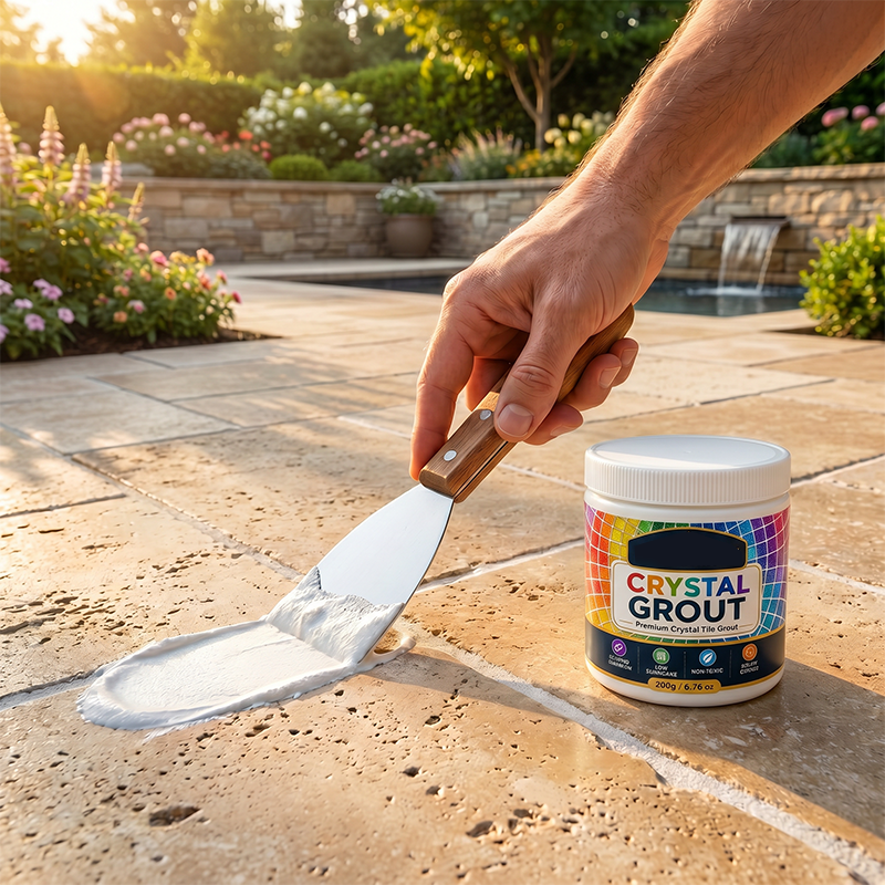 CrystalGuard – High-Strength Waterproof Tile Grout