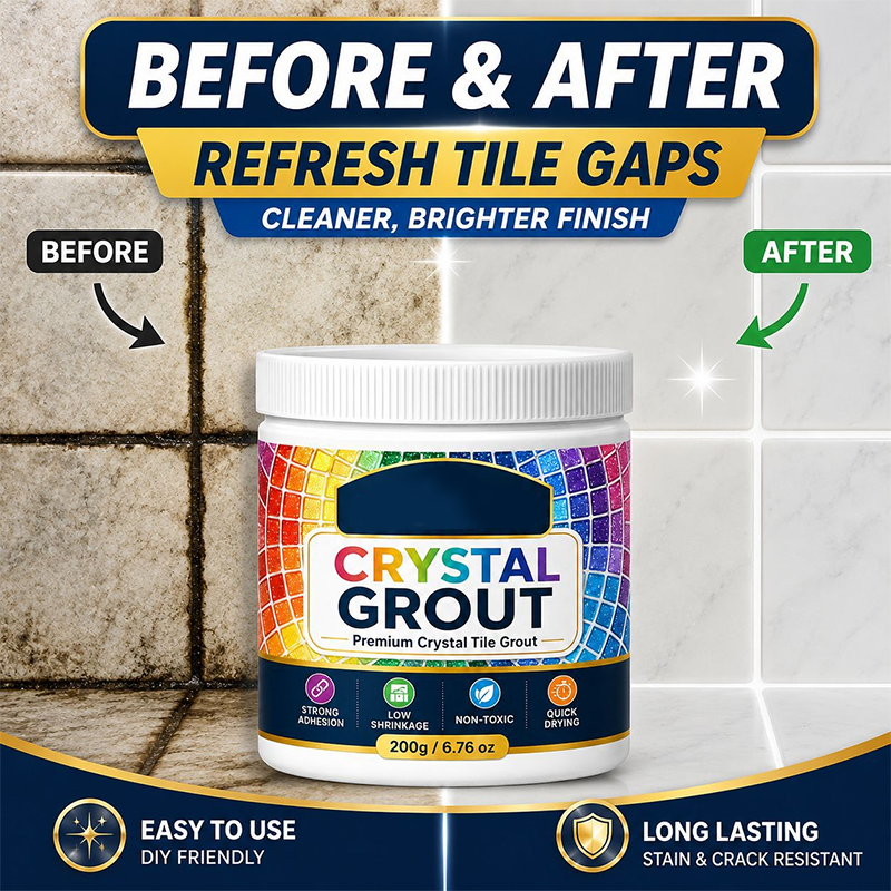 CrystalGuard – High-Strength Waterproof Tile Grout