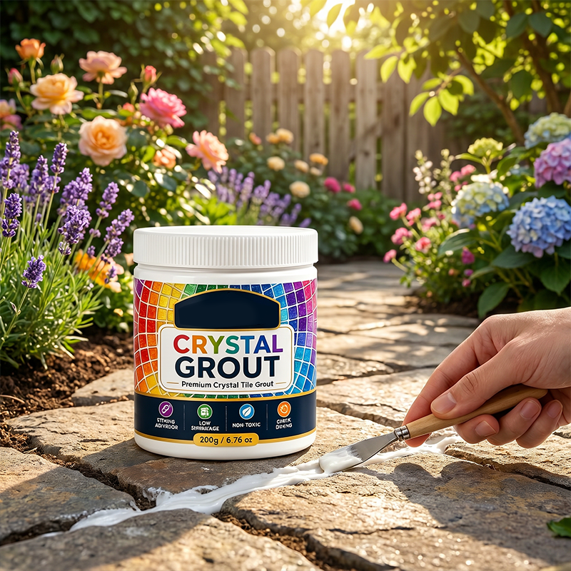 CrystalGuard – High-Strength Waterproof Tile Grout