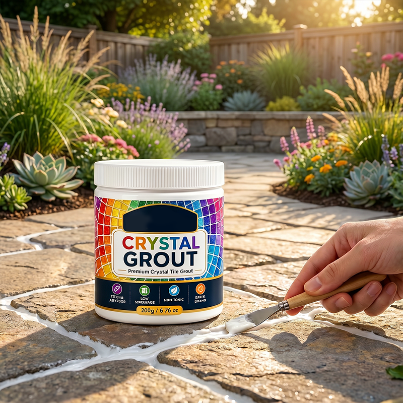 CrystalGuard – High-Strength Waterproof Tile Grout