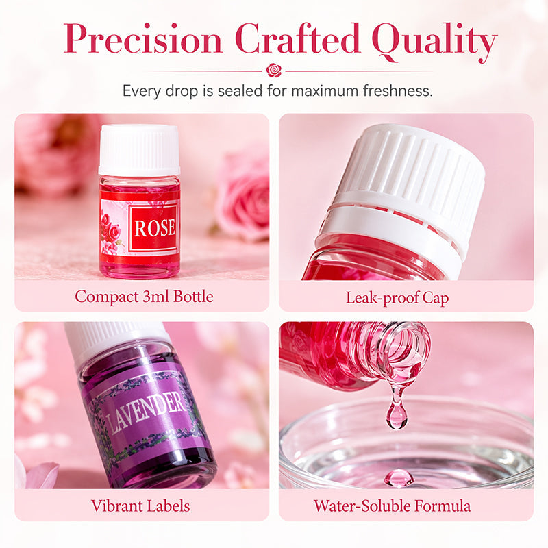AromaMuse – 12-Scent Water Soluble Oil Set