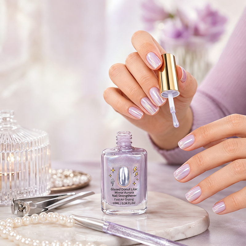 NailGlow – Lilac High-Shine Nail Strengthener