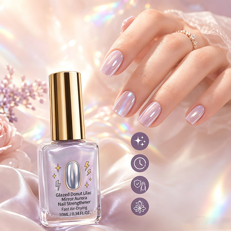 NailGlow – Lilac High-Shine Nail Strengthener