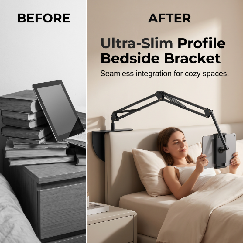 NightDock – Hidden Bedside Device Mount