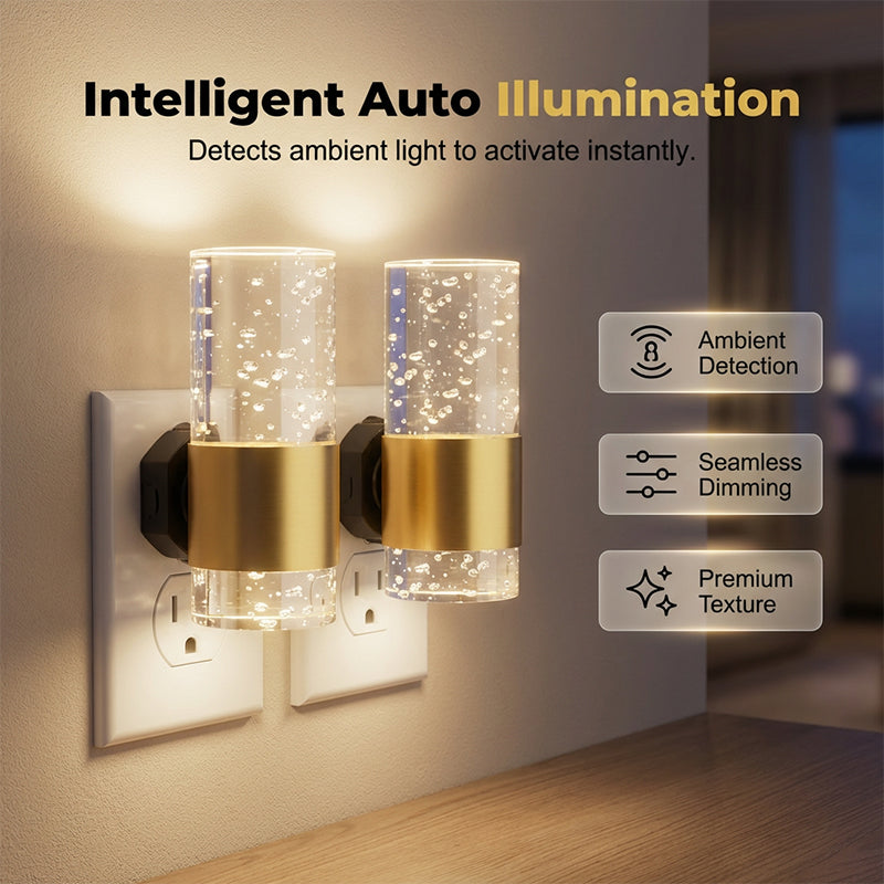 GlowAura – Automatic Dusk-to-Dawn Night Light