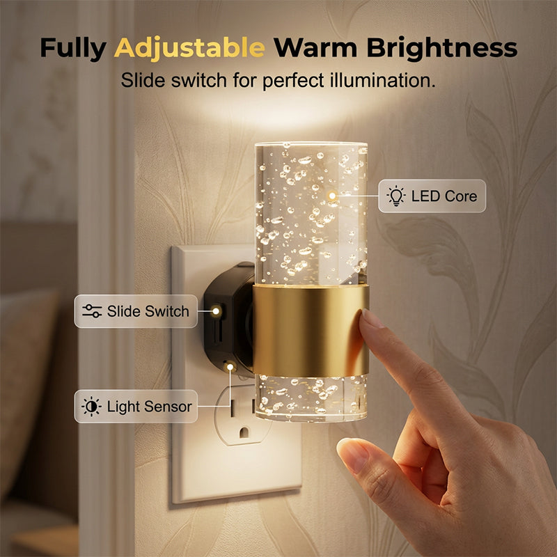 GlowAura – Automatic Dusk-to-Dawn Night Light