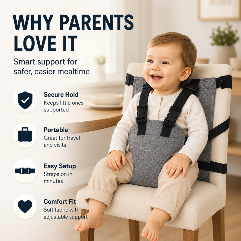 TinyHold – Travel-Ready Baby Chair Safety Harness