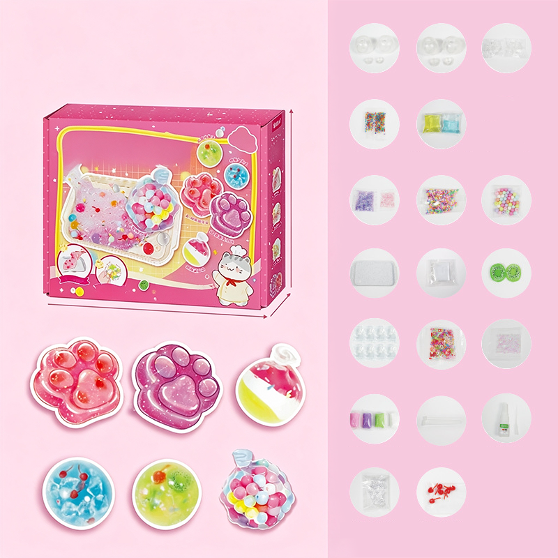 Squishora – DIY Cat Paw Fried Ice Squishy Toy Kit