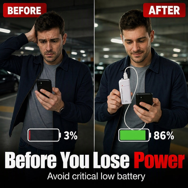 PowerPulse – Portable AA Battery Emergency Phone Charger