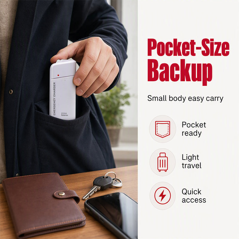 PowerPulse – Portable AA Battery Emergency Phone Charger