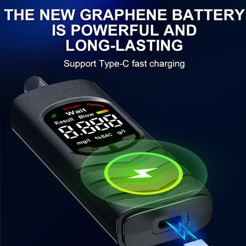 BreathGuard – Rechargeable LCD Alcohol Breath Tester