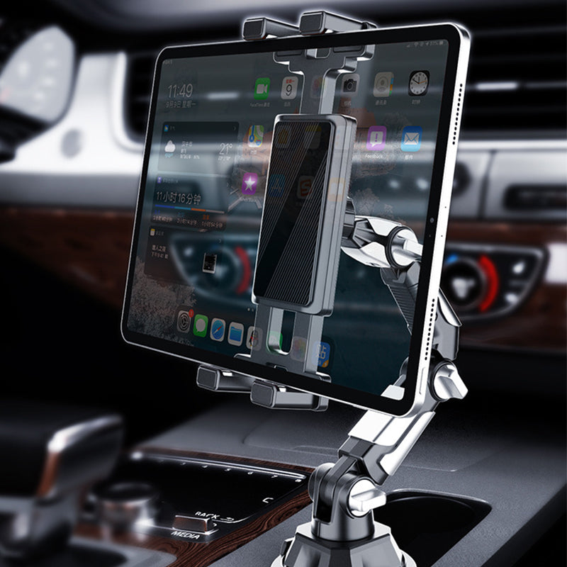 DriveDock – Foldable Car Cup Holder Tablet Mount