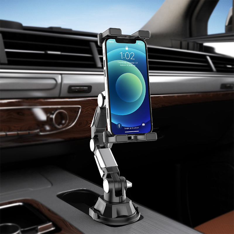 DriveDock – Foldable Car Cup Holder Tablet Mount