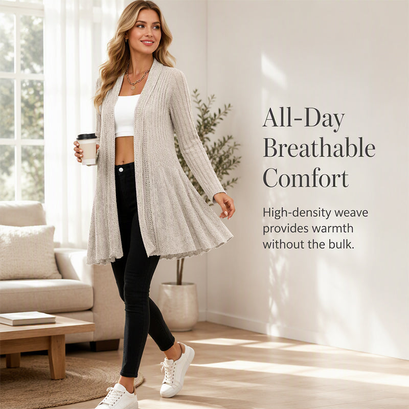 Aria – Relaxed Fit Textured Knit Cardigan