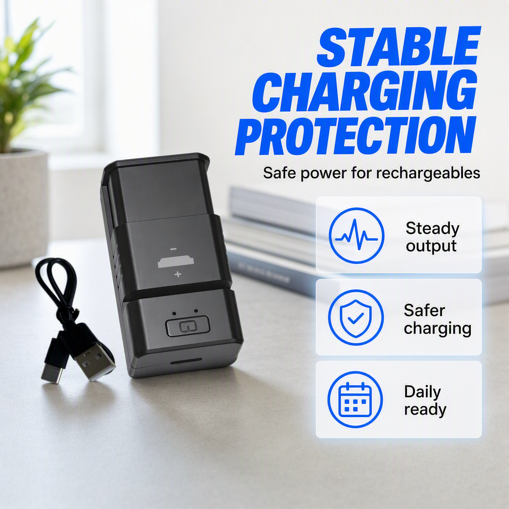 ChargePod – Mini USB-C Coin Cell Battery Charger