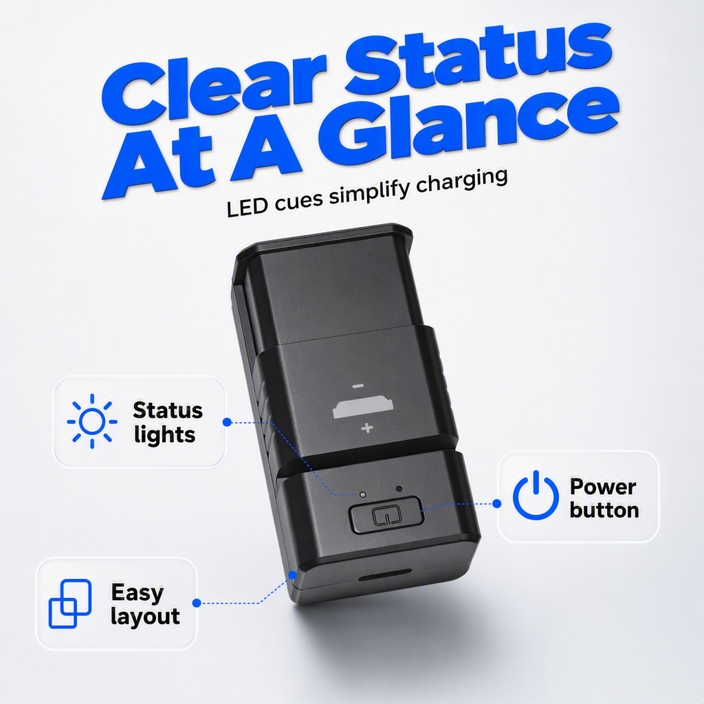 ChargePod – Mini USB-C Coin Cell Battery Charger