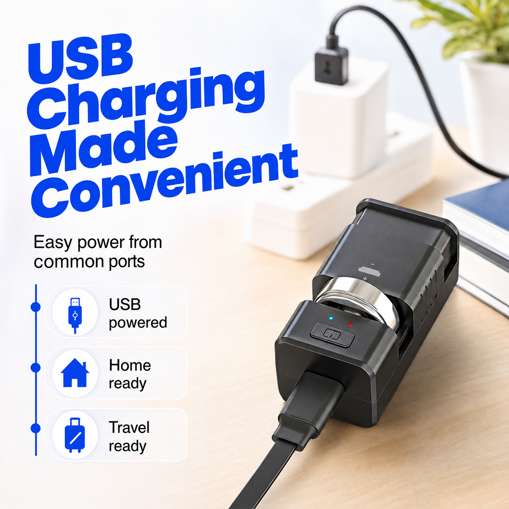 ChargePod – Mini USB-C Coin Cell Battery Charger