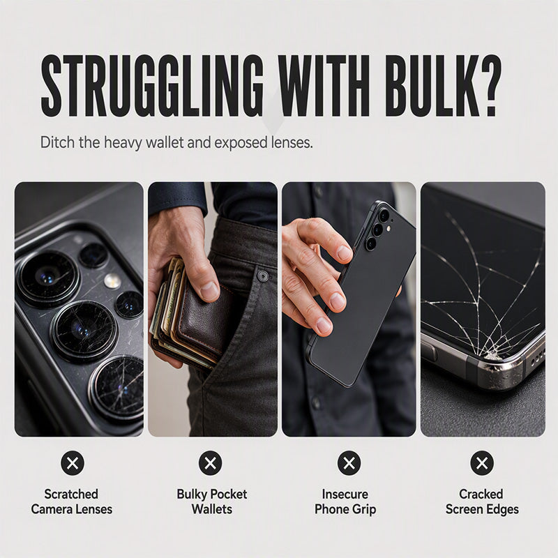 ShieldVault – 2-in-1 Shockproof Card Holder Phone Case