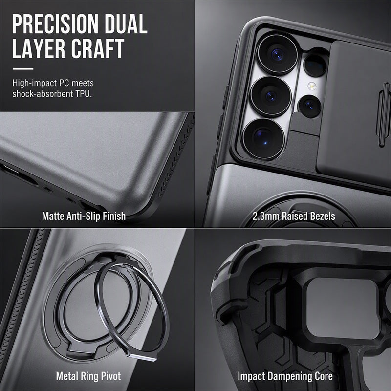ShieldVault – 2-in-1 Shockproof Card Holder Phone Case