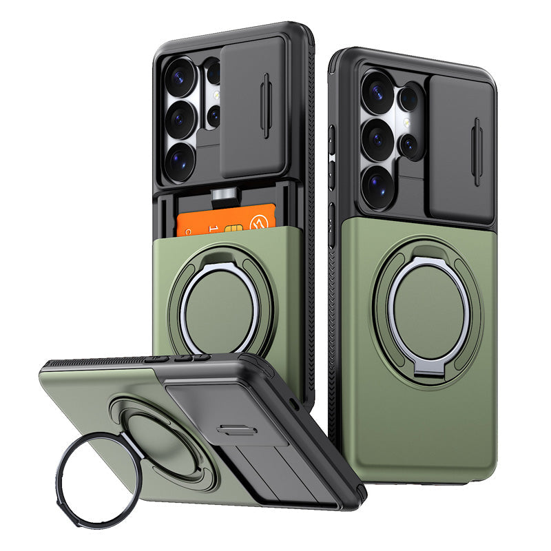 ShieldVault – 2-in-1 Shockproof Card Holder Phone Case